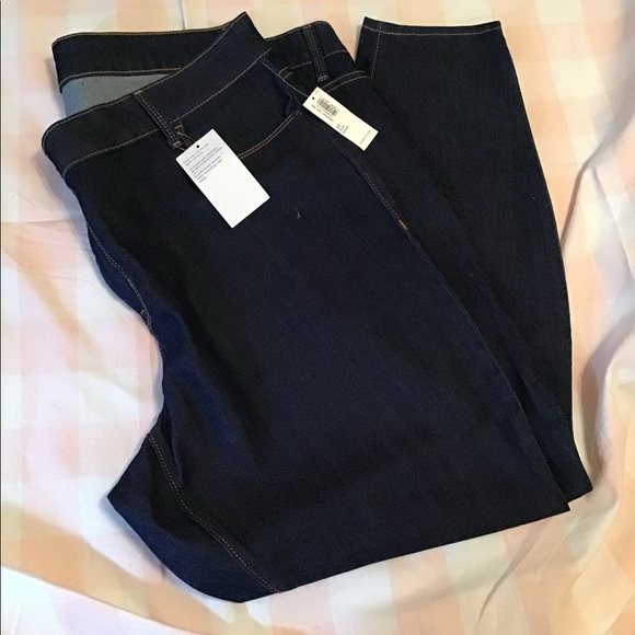 NWT Old Navy dark skinny jeans denim 22 short - Picture 4 of 6
